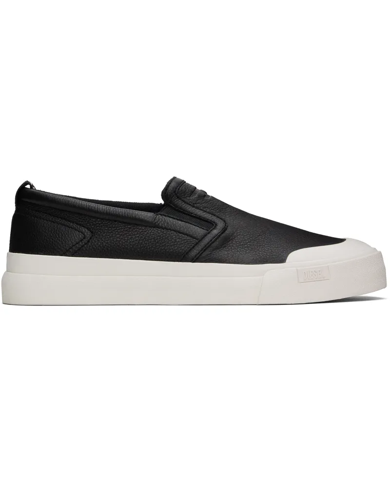 Diesel Black S-Athos Slip On Sneakers T8013