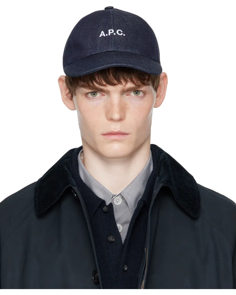 A.P.C. Indigo Charlie Cap Iai