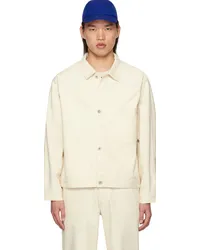 nanamica Off-White Cropped Denim Jacket Na