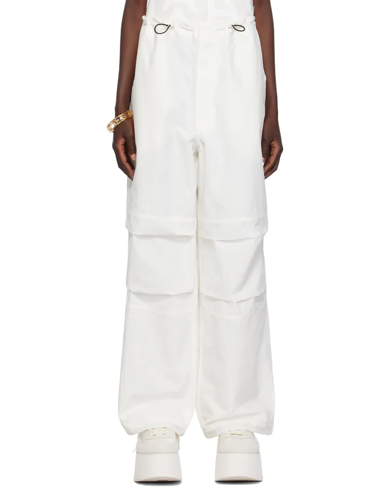 Marc Jacobs White 'The Balloon' Trousers 111