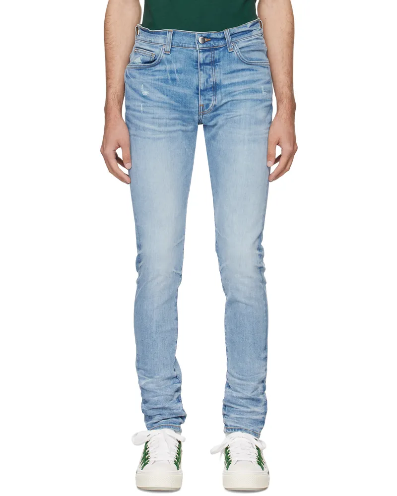 Amiri Blue Stack Jeans Perfect