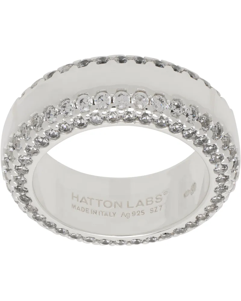 Hatton Labs Silver Rumba Ring White