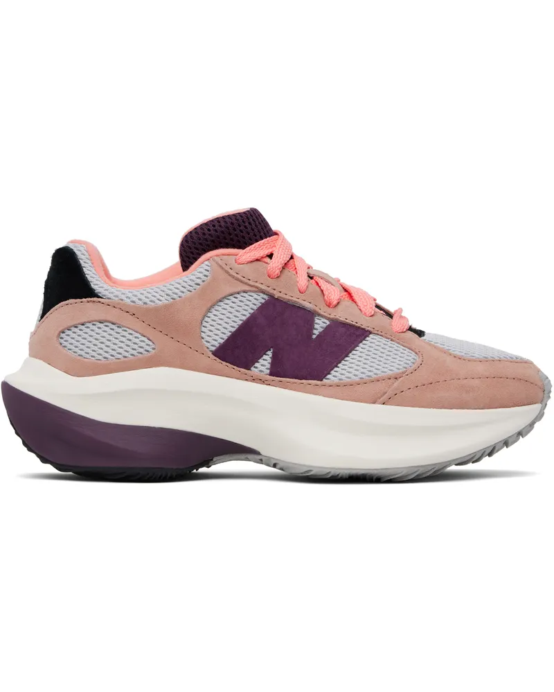 New Balance Gray & Pink WRPD Runner Sneakers Brown