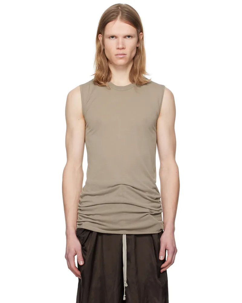 Rick Owens Taupe Hollywood Basic SL Tank Top 64