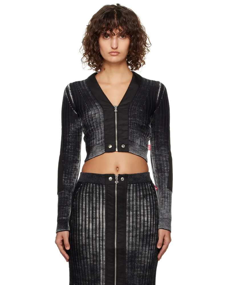 Diesel Black M-Asera Cardigan 9xx