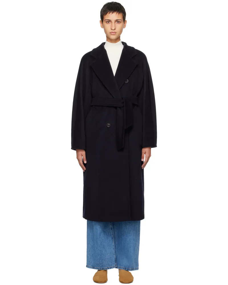Max Mara Navy Madame Coat 005
