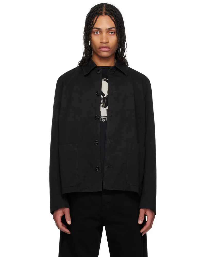 Ann Demeulemeester Black Jakson Light Caban Jacket Black