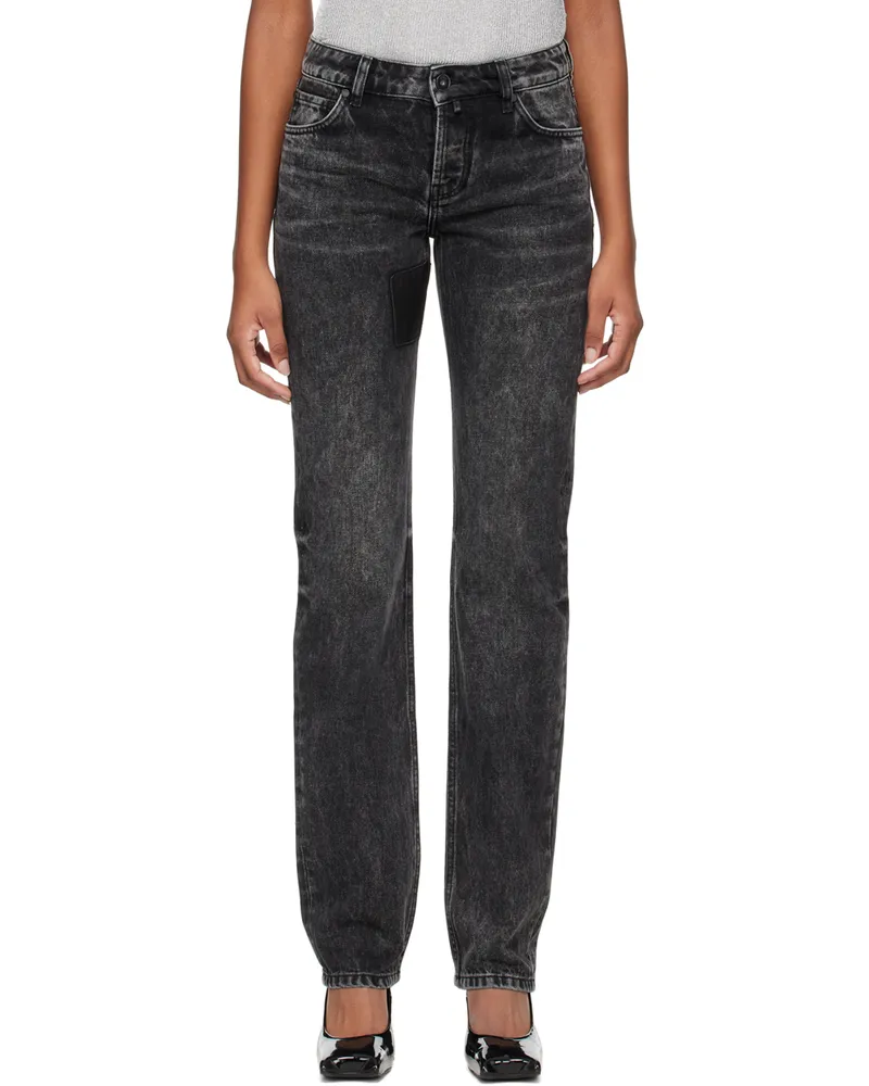 032c Black Moon Wash Jeans Black
