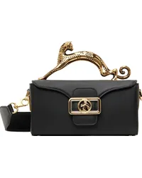 Lanvin Black Nano Pencil Cat Leather Bag Black