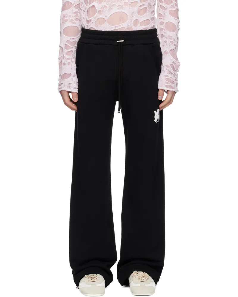 Amiri Black MA Core Logo Lounge Pants Black