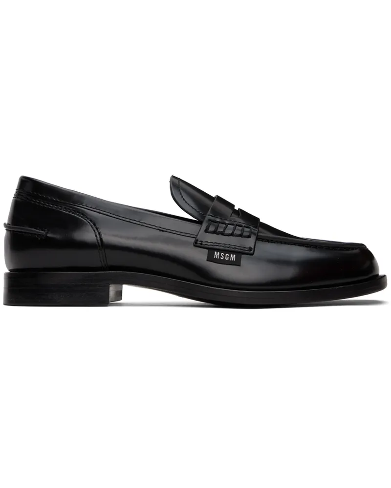 MSGM Black Classic Loafers 99