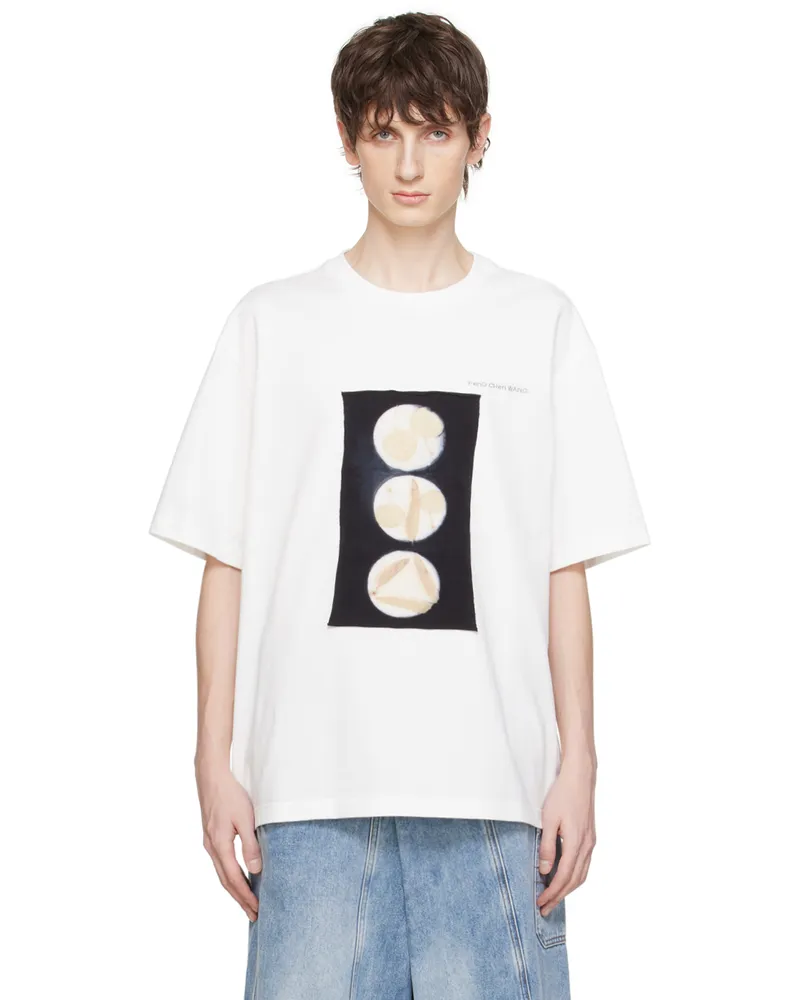 Feng Chen Wang White Patch T-Shirt White