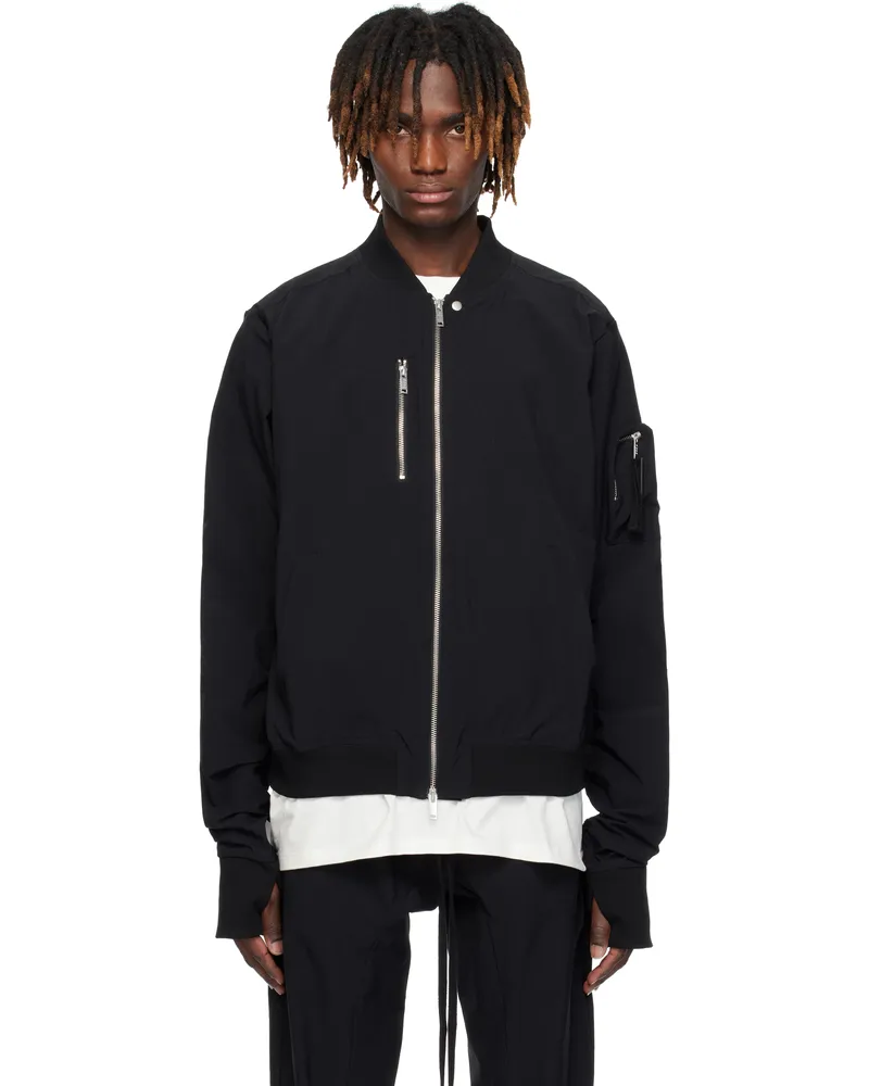 THOM KROM Black M SJ 662 Bomber Jacket Black