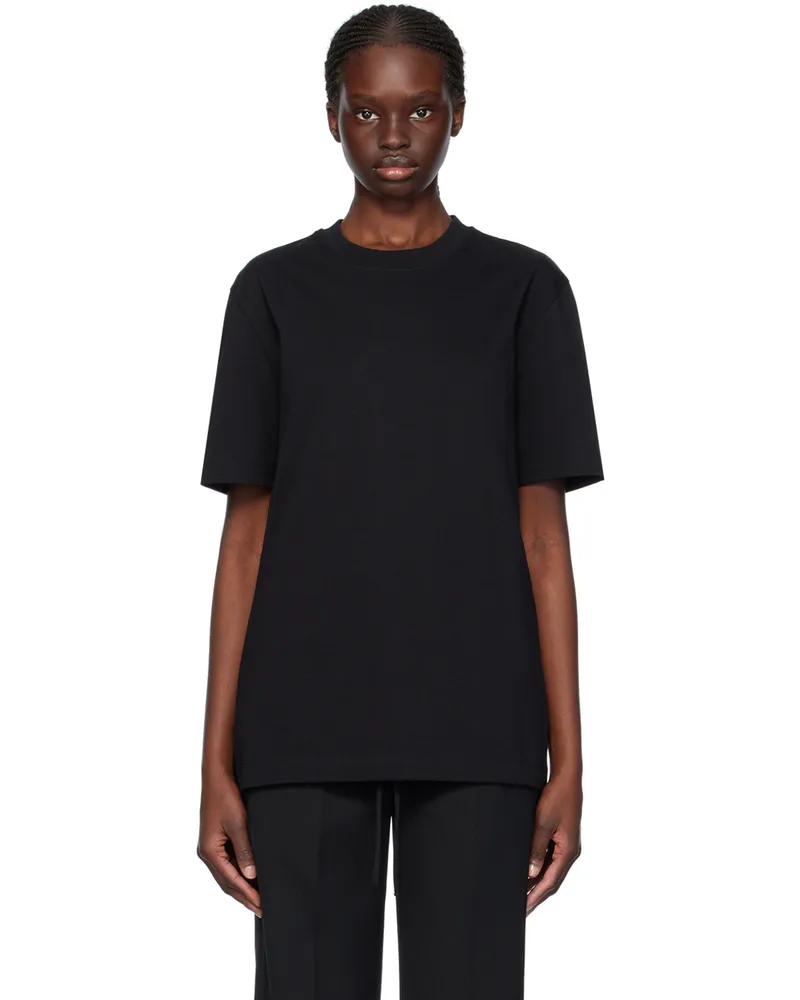 Helmut Lang Black Heavyweight T-Shirt 001
