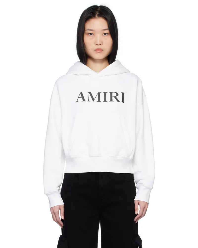Amiri White 'AMIRI' Core Logo Hoodie White