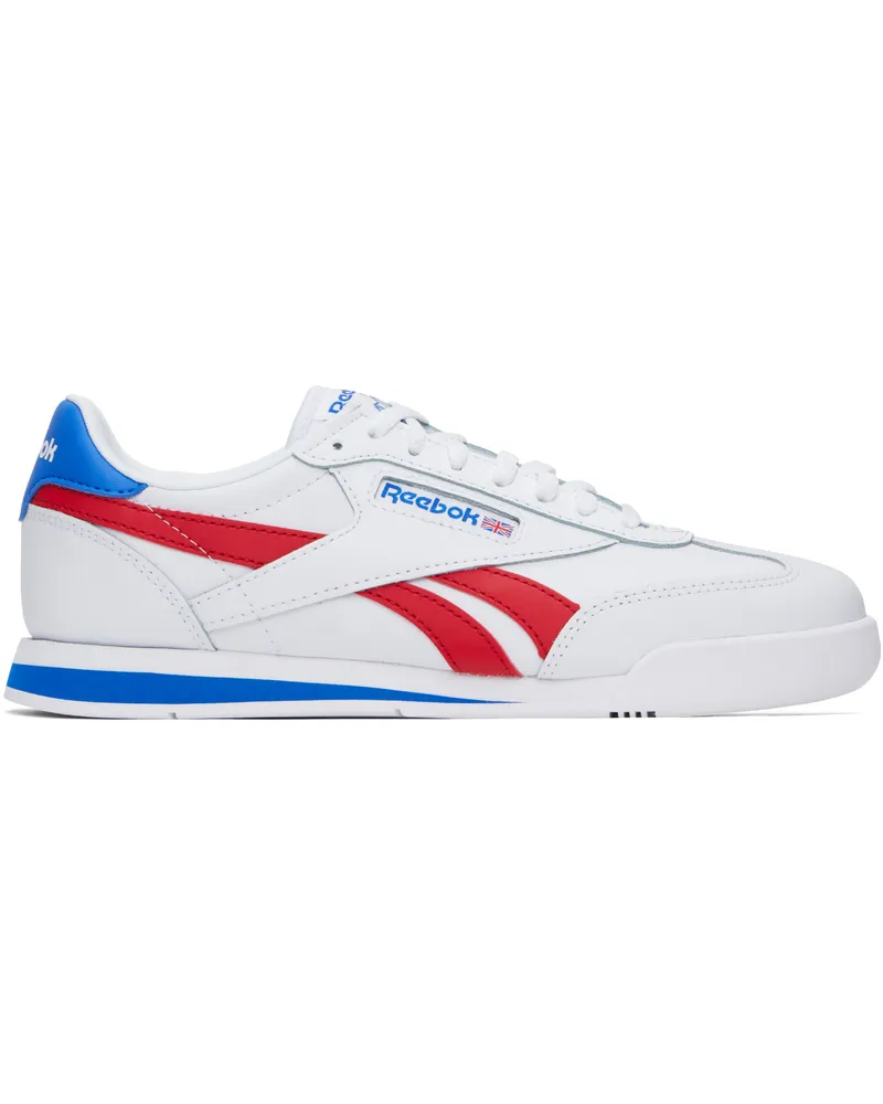 Reebok White & Blue Campio XT Sneakers White