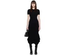 Black Ribbed Maxi Dress