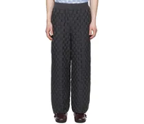 SSENSE Exclusive Gray Chess Trousers