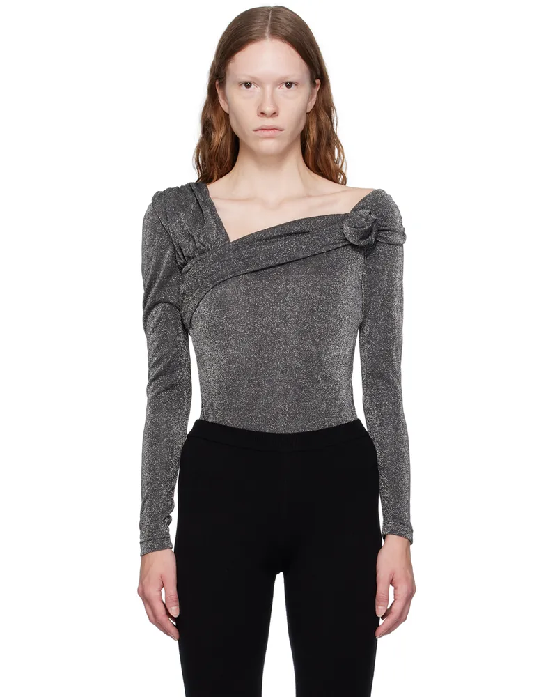 The Garment Gray Monaco Bodysuit Dark