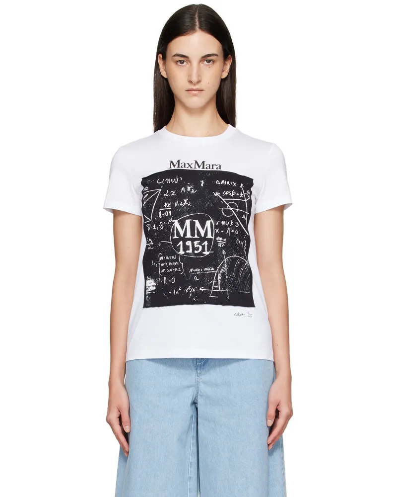 Max Mara White Colibri T-shirt 018