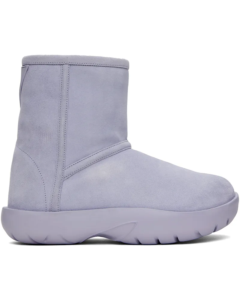 Bottega Veneta Purple Snap Ankle Boots 1712
