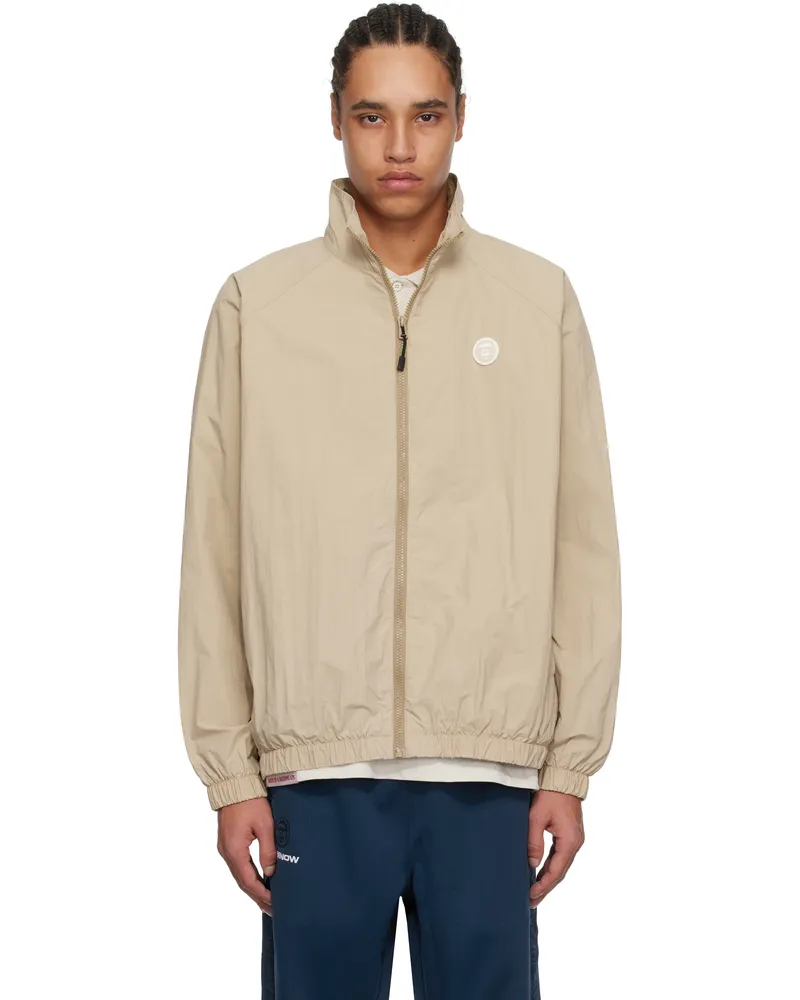 AAPE by A Bathing Ape Beige 'AAPE Now' Light Weight Jacket Bgl