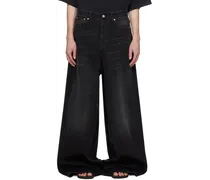 Black Big Shape Jeans