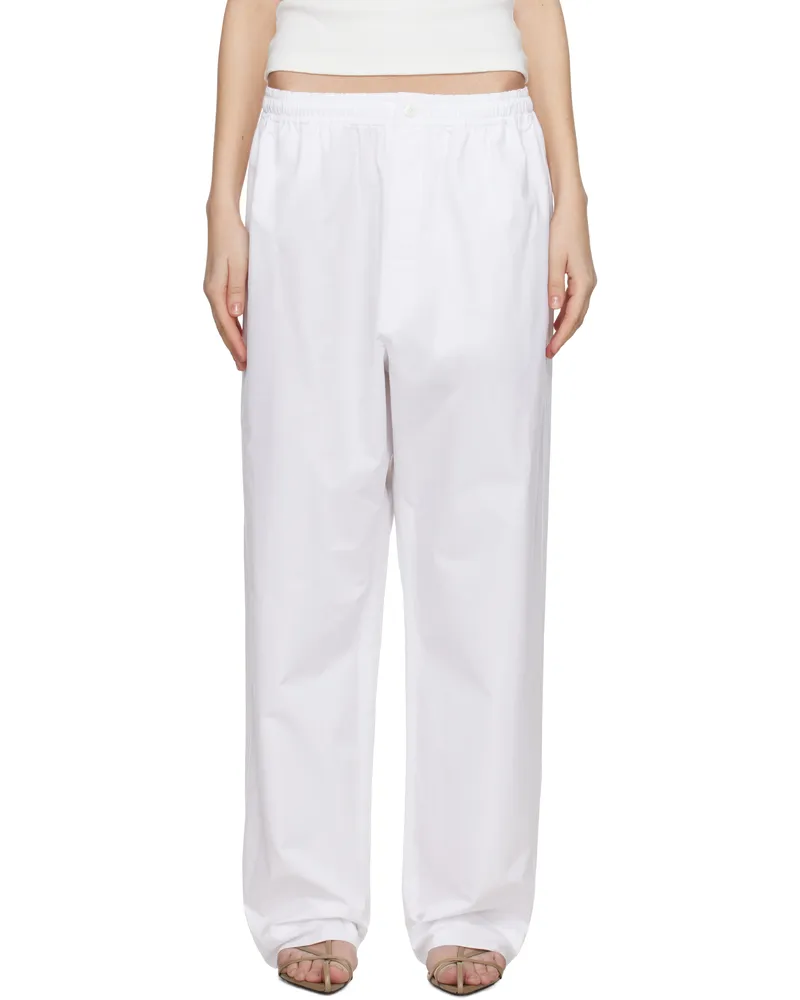 Carven White Pyjama Trousers White