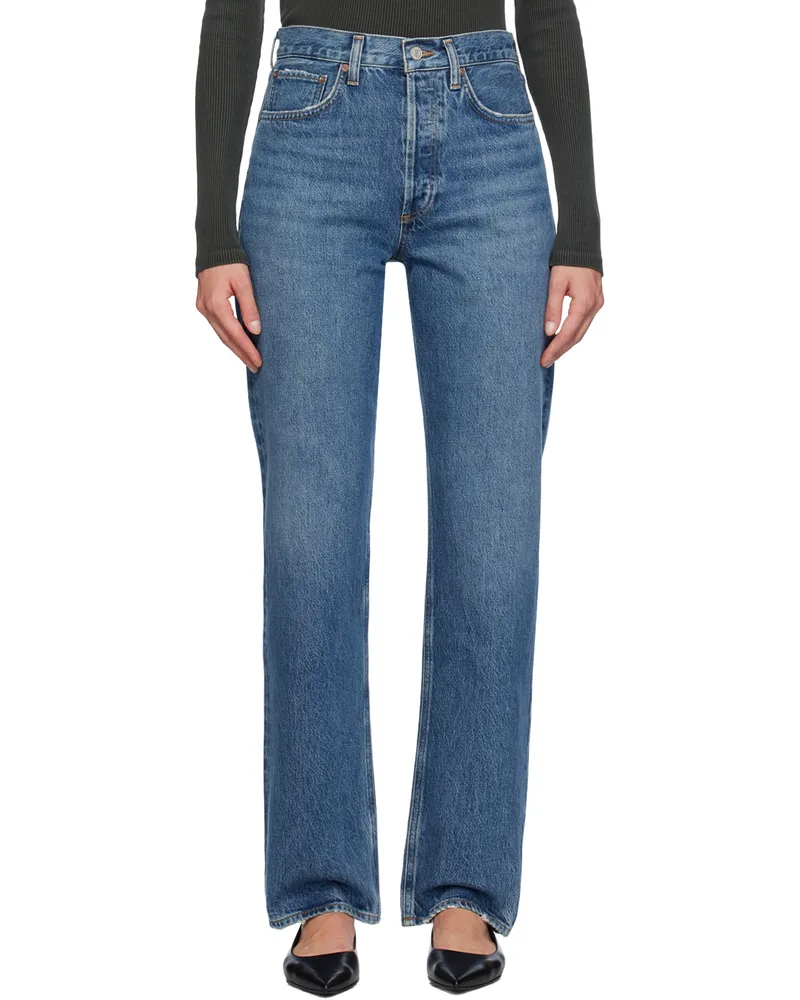 AGOLDE Blue Kelly Jeans Essence