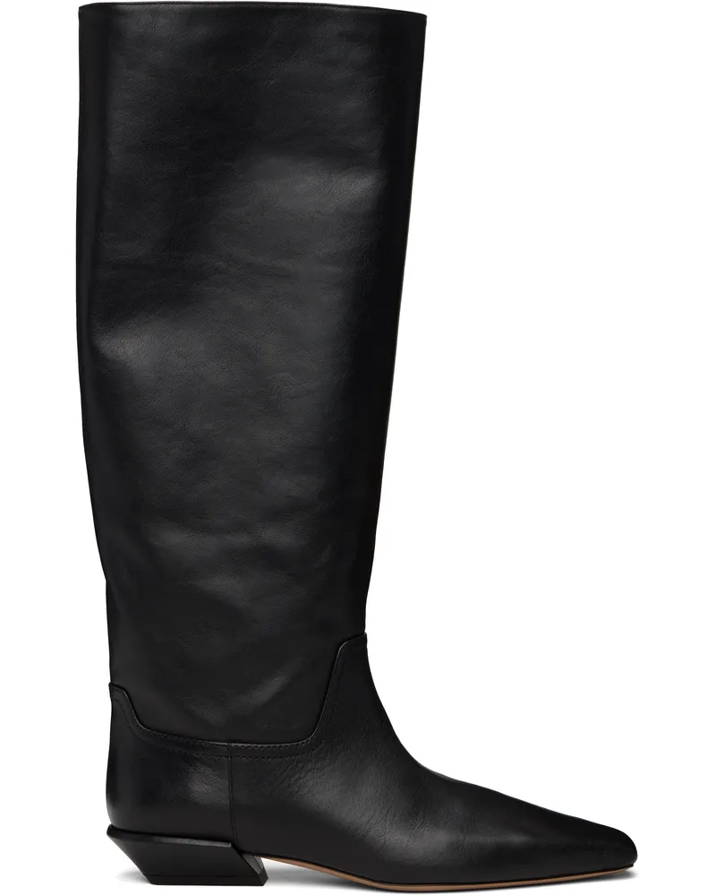 Paris Texas Black Bettina 25 Tall Boots Black