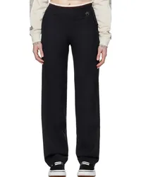 AMBUSH Black Slim Trousers Black