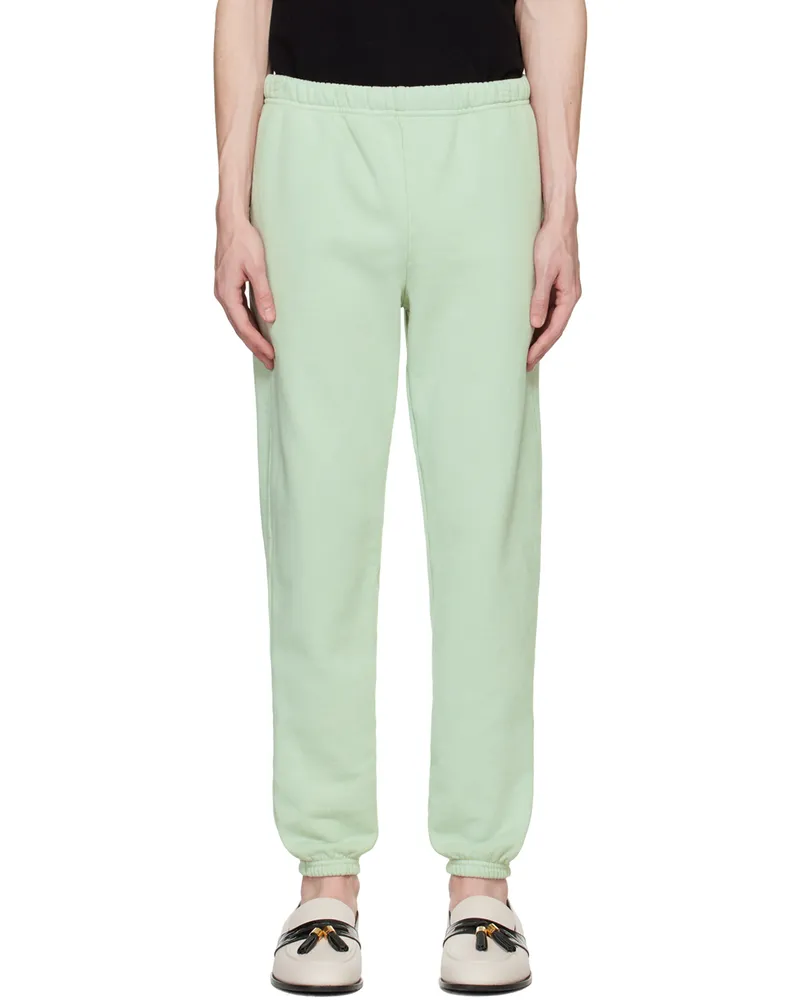 LES TIEN Green Classic Sweatpants Mint