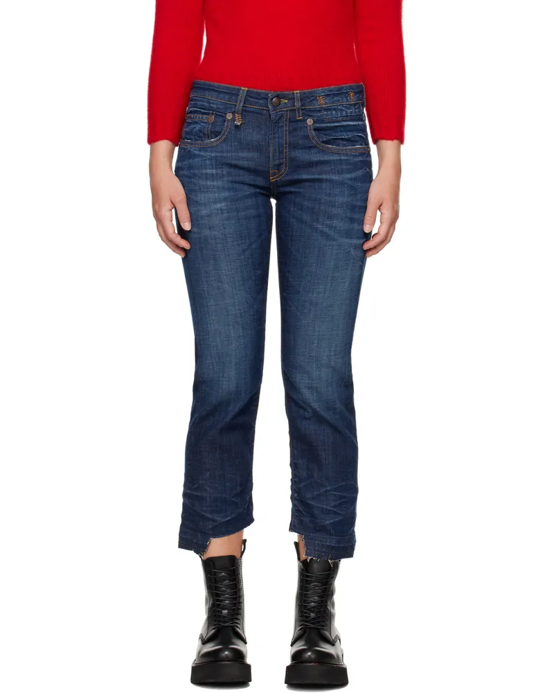 R13 Indigo Boy Straight Jeans 49tb