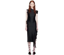 Black 'The Assassin' Midi Dress