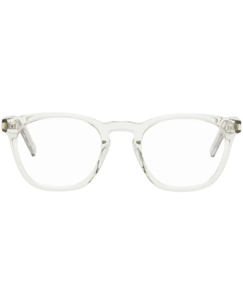 Saint Laurent Transparent SL 28 Glasses Beige-beige-transpar