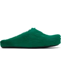 Marni Green Fussbett Sabot Slip-on Loafers 00vsea