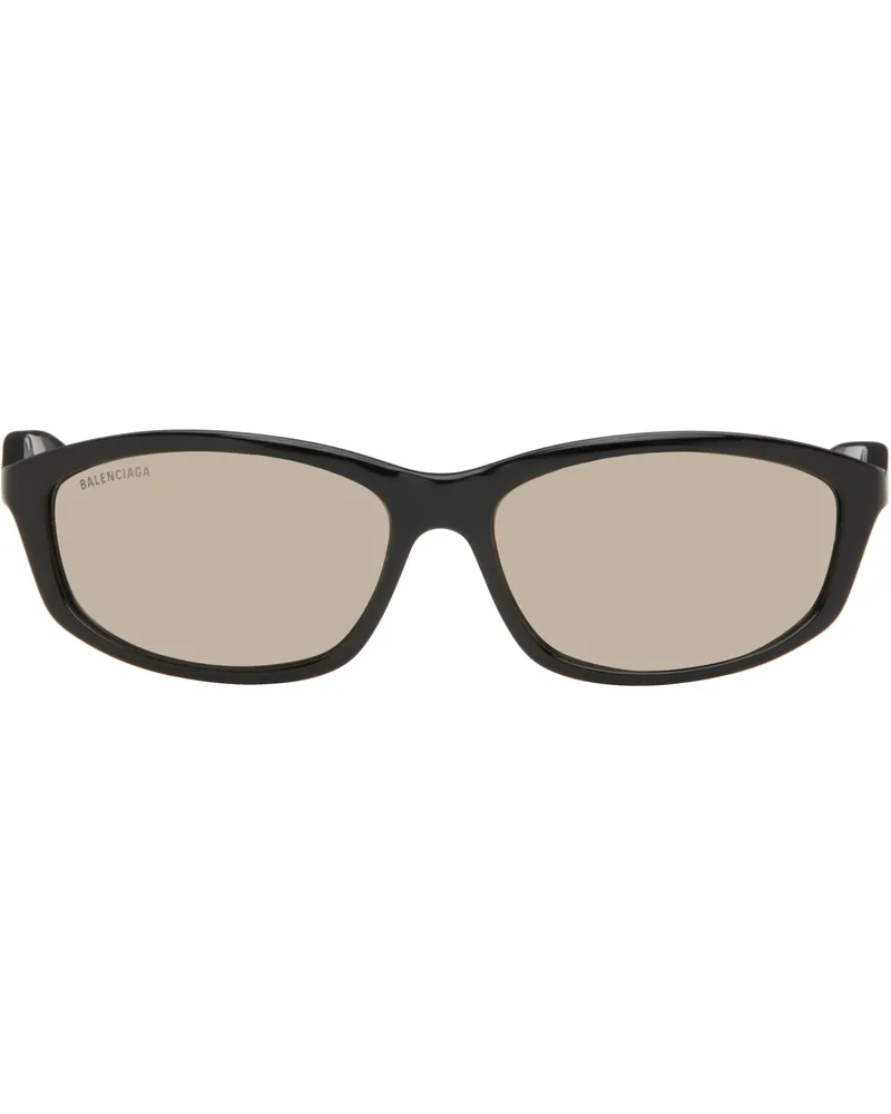 Balenciaga Black Neo Oval 2.0 Sunglasses 002