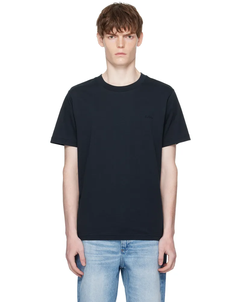 A.P.C. Navy Standard 'APC' Brodé T-shirt Iak