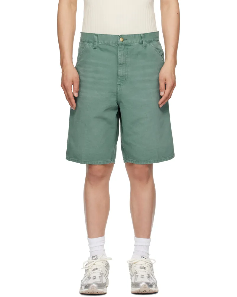 Carhartt WIP Green Single Knee Shorts 2m24o