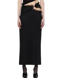 Christopher Esber Black Carina Interlinked Maxi Skirt Black