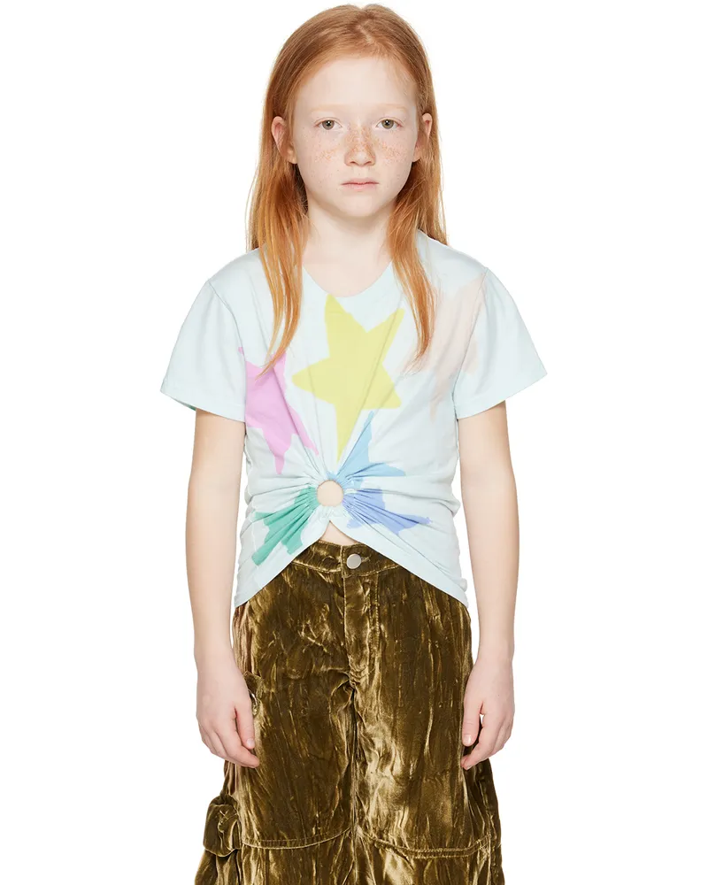 Collina Strada SSENSE Exclusive Kids Blue T-Shirt Star