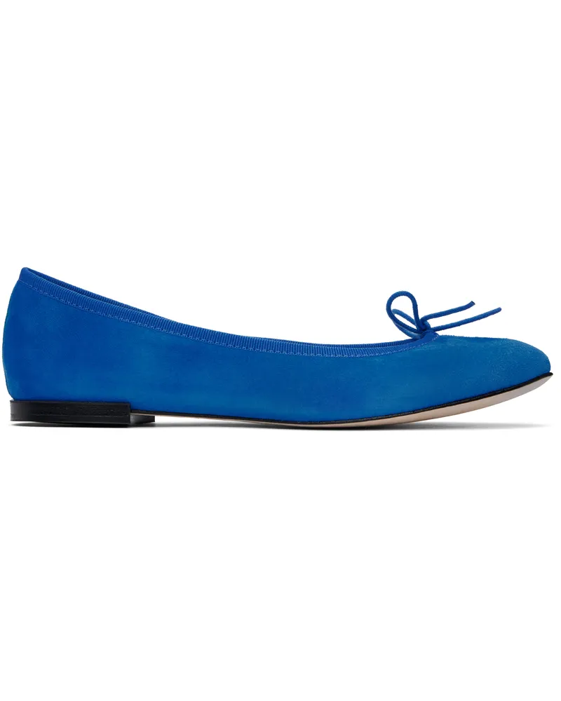 Repetto SSENSE Exclusive Blue Cendrillon Ballerina Flats 1075