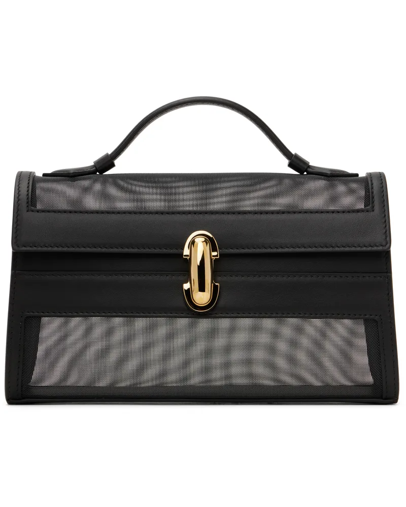 SAVETTE Black Symmetry Pochette Bag 001