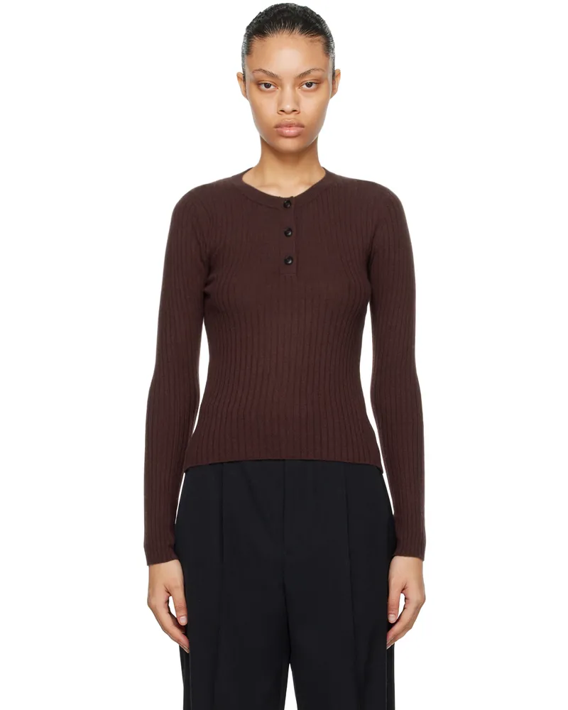 arch4 Burgundy Noa Cashmere Sweater Berry