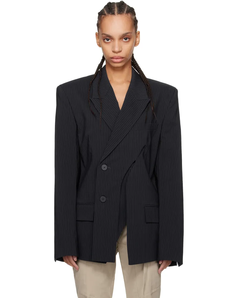 OTTOLINGER Navy Oversize Split Blazer Navy