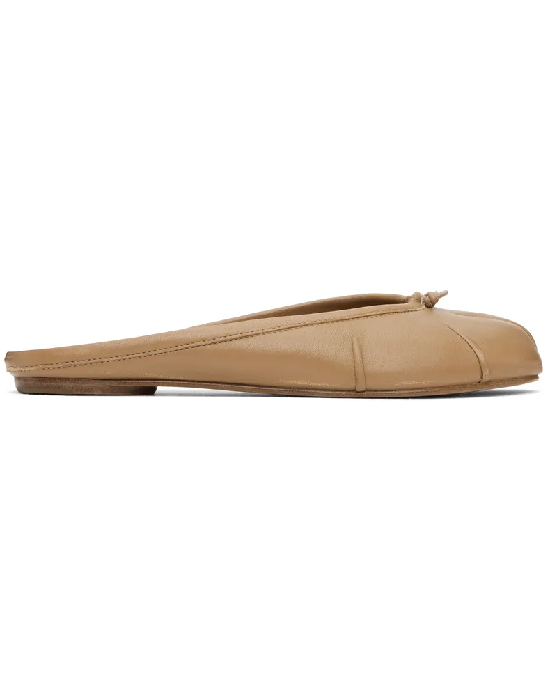 Maison Margiela Brown Tabi Ballerina Flats T4091