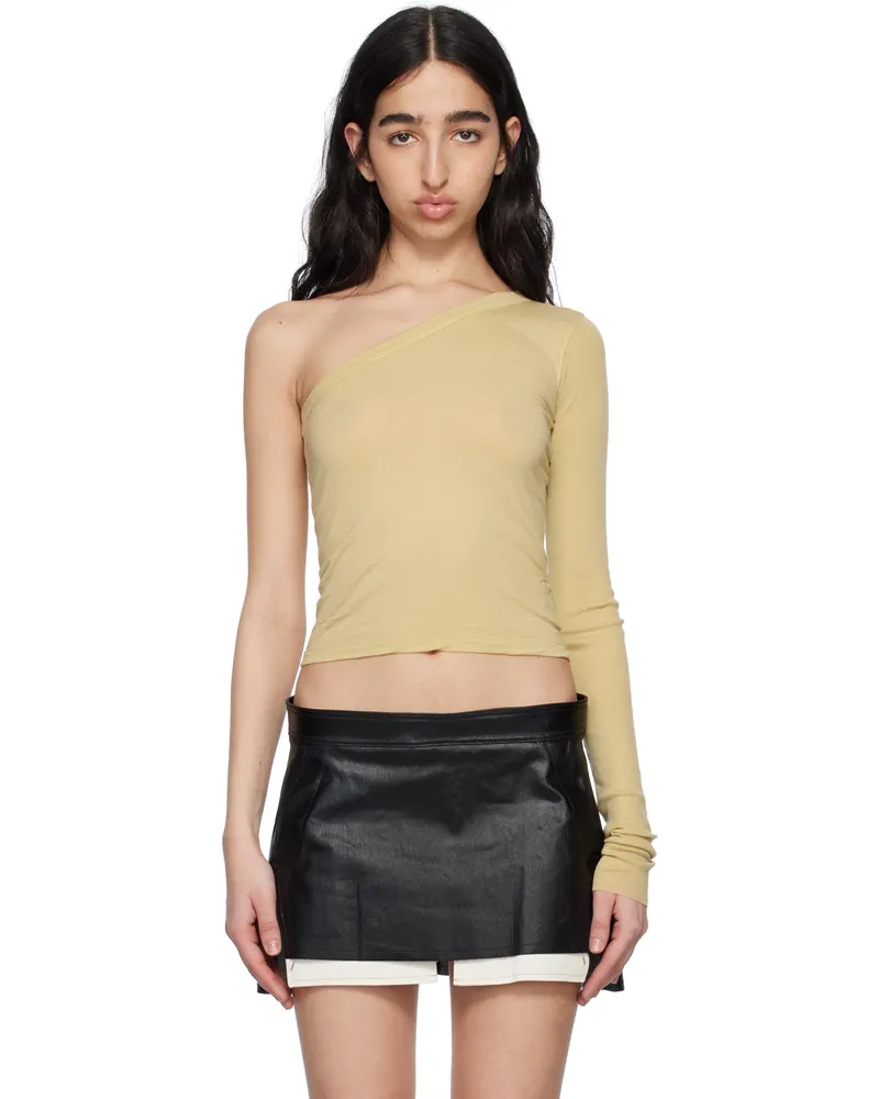 DRKSHDW by Rick Owens Beige Hollywood Ziggy T-shirt 81