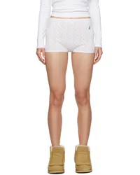 J.W.Anderson White Pointelle Shorts White