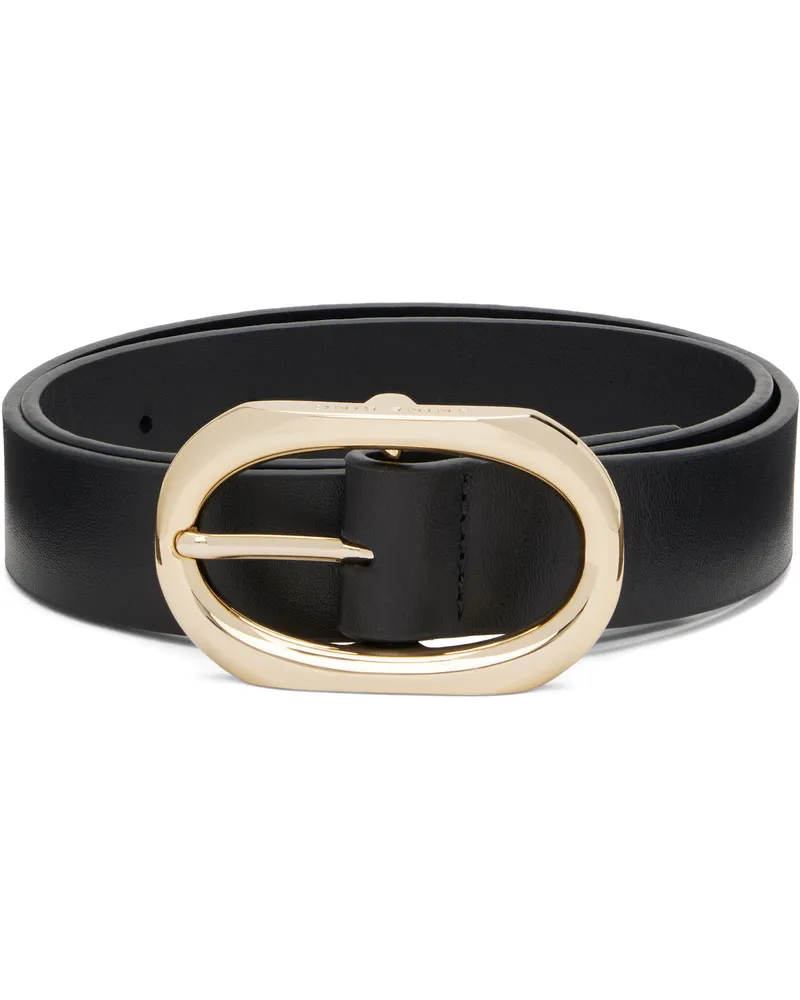 Anine Bing Black Signature Link Belt Black
