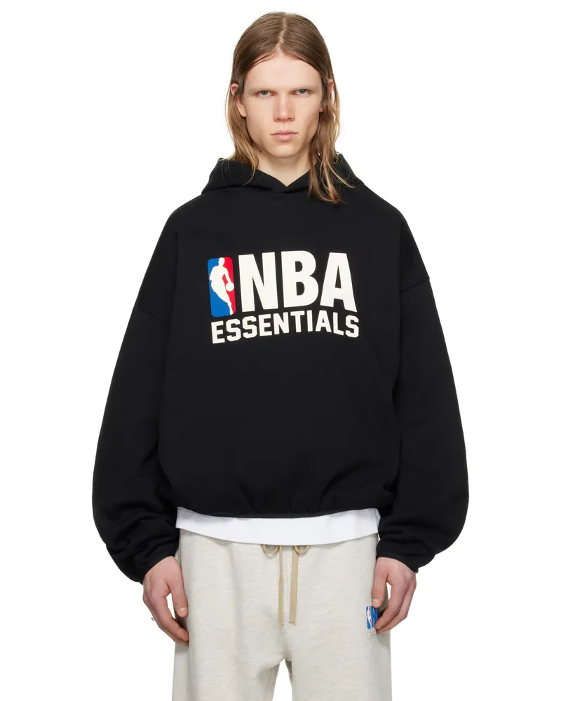 Fear of God Black NBA Pull Over Hoodie Black